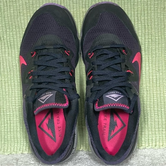 Nike Women's Juniper Trail Black/Pink Running/Hiking Sneaker Shoes Size US 7.5 - Picture 5 of 11